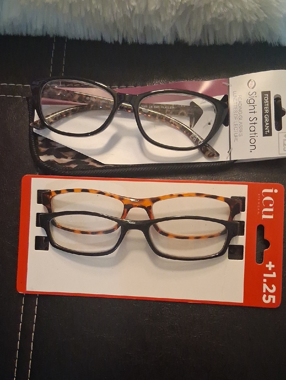 NWT Reading Glasses Trio with Tortoise & Black Frames +1.25